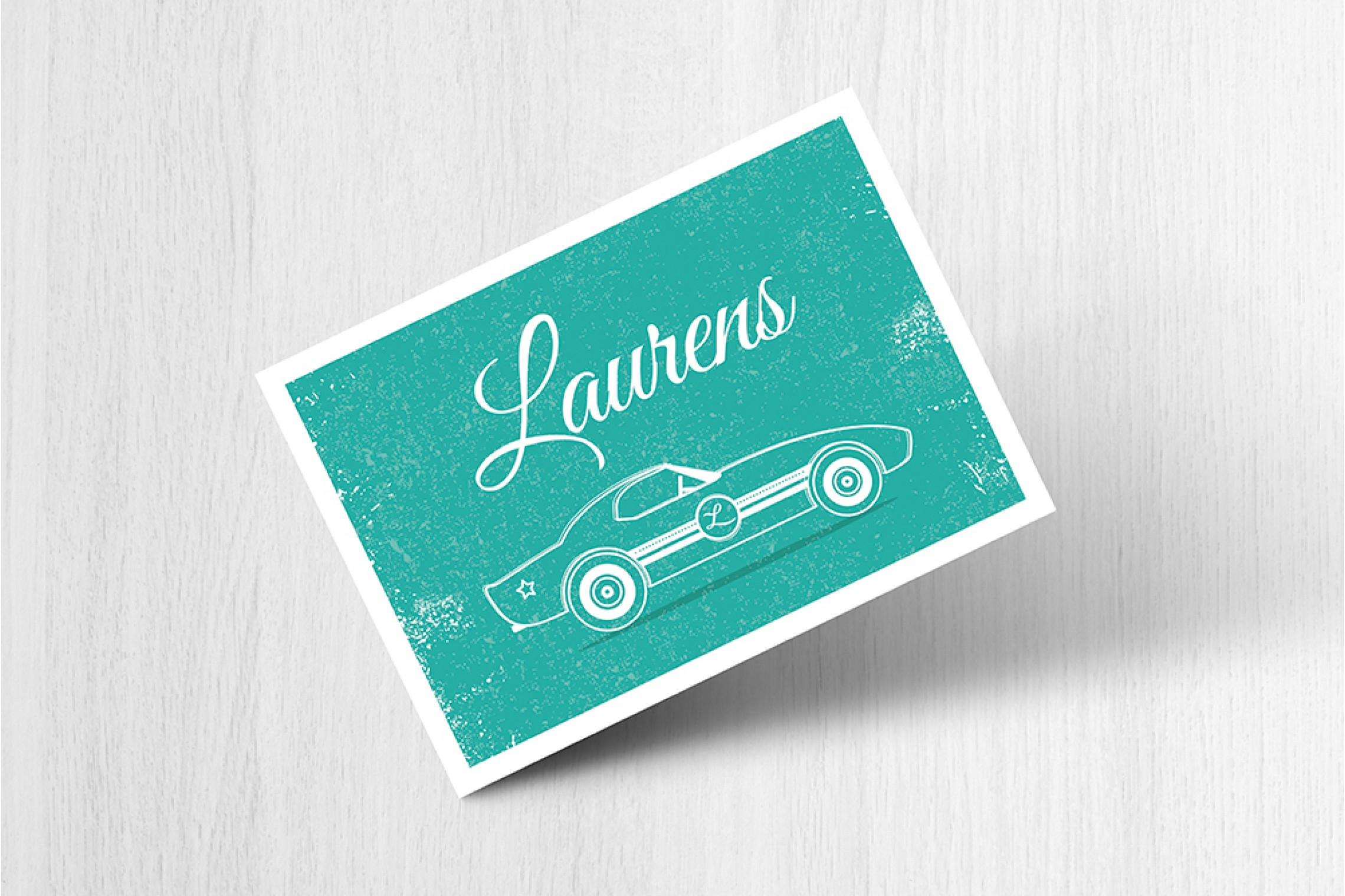 Stoere racewagen